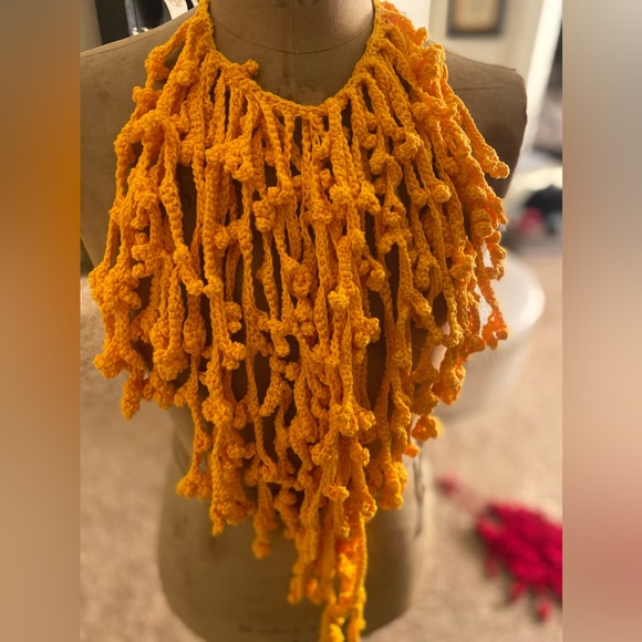 Crochet 🧶 handmade in Panama 🇵🇦 necklace - Picture 2 of 4